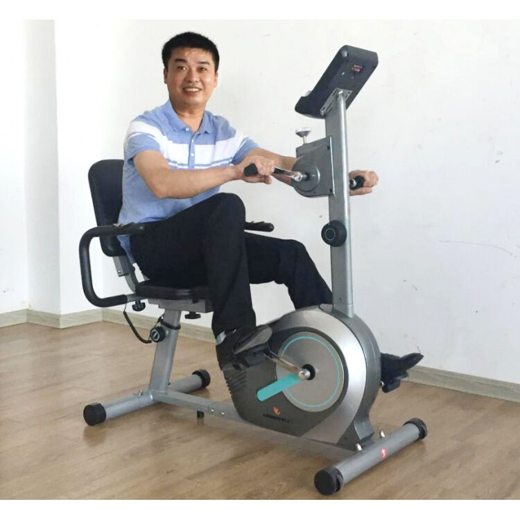 中老年人卧式家用健身车静音磁控康复脚踏车动感单车室内健身器材l 天