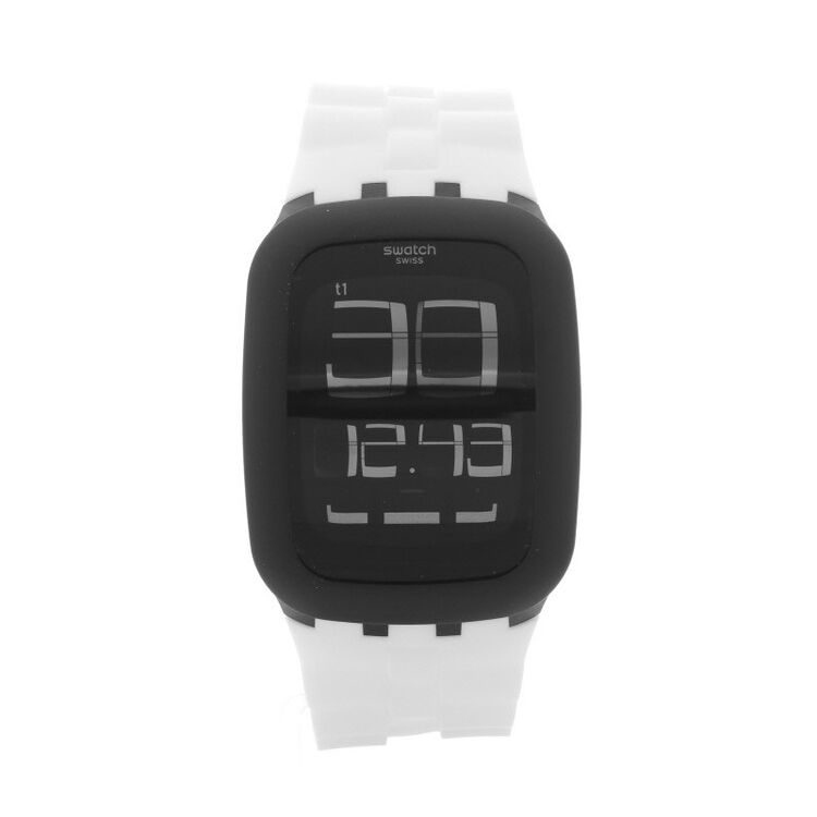 斯沃琪(swatch)手表 触摸数码系列 石英男表 电子表surb119