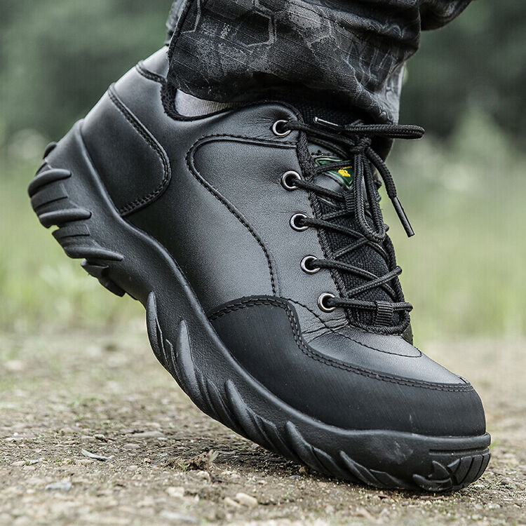 战术靴飞行靴军靴男正品 低帮防滑军迷鞋靴 38