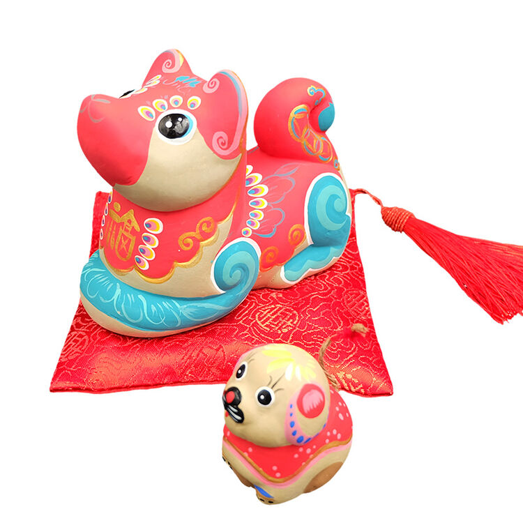 北京礼物 五福狗摆件送大吉狗年祝福工艺礼品本命年生日礼物 新年礼品