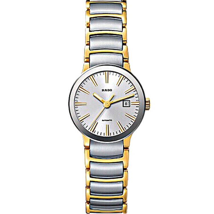 雷达(rado)瑞士手表 晶萃系列 28mm机械表 女士手表 r30530103