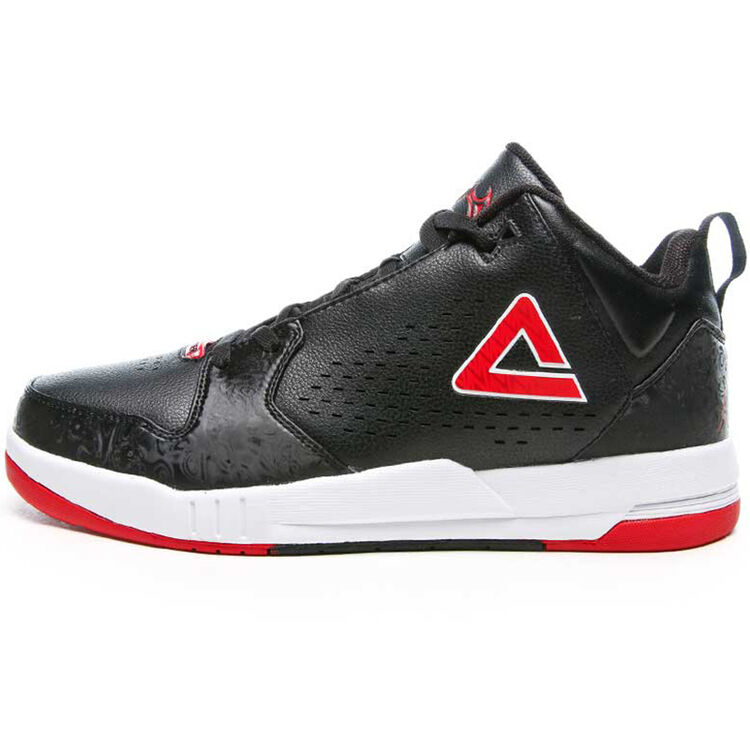 匹克篮球鞋男鞋 巴蒂尔战靴中高帮运动鞋子耐磨缓震透气球鞋 黑色