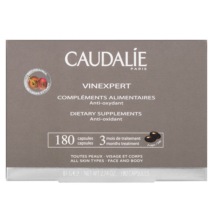 法国原装进口欧缇丽caudalie葡萄籽胶囊180粒