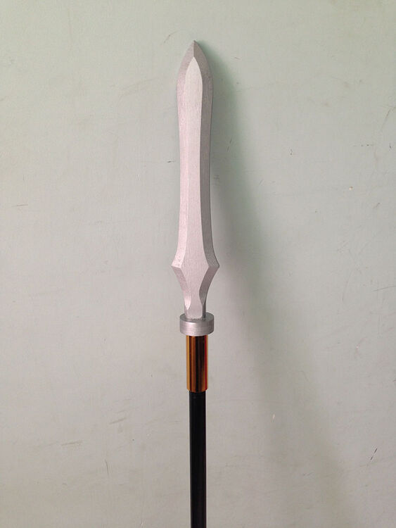 蓥峰 古代兵器木质道具马槊枪舞台影视co表演全掌柜 1.1米