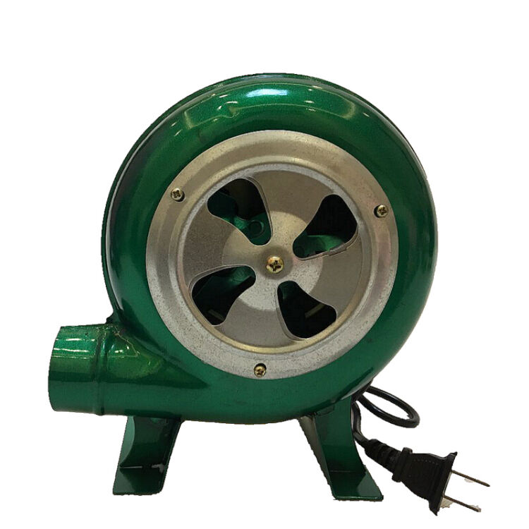 鼓风机220v家用炉灶鼓风机小型烧烤助燃风机调速鼓风机 30w{带风罩}