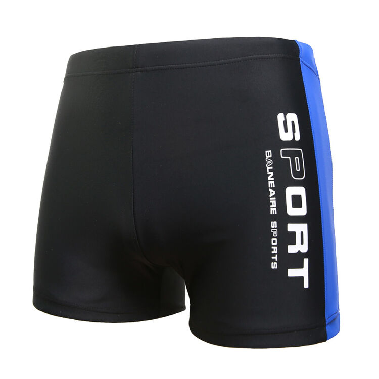 男士泳裤 时尚速干平角低腰沙滩裤游泳裤 沙滩