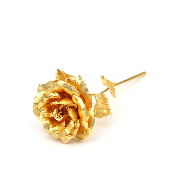 爱礼布礼 金玫瑰 大号金箔玫瑰花 刻字金玫瑰花 创意礼物送女朋友送