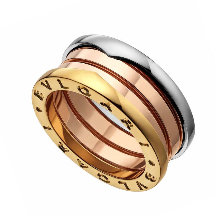 全球购 宝格丽(bvlgari)bzero.1系列多材质三环戒指
