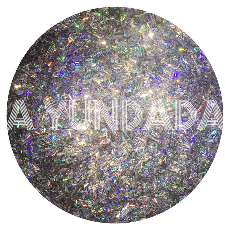 史莱姆创意材料 镭射条亮片 slime水晶泥玩的小饰品 美甲 镭射条亮片