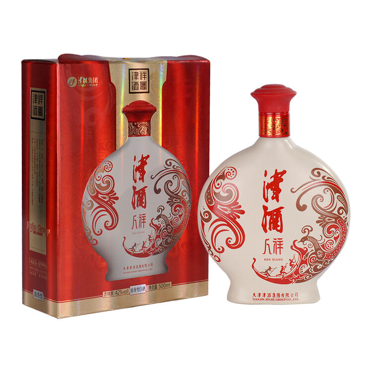津酒42人祥500ml北派绵雅浓香型白酒