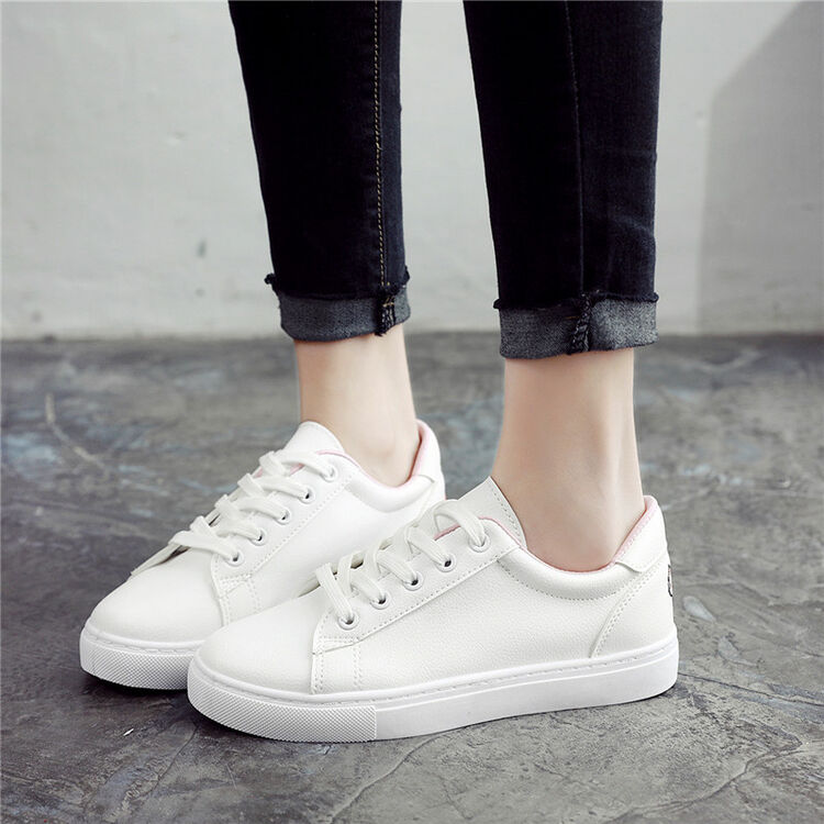 凯安芬春夏少女低帮休闲鞋百搭小白鞋韩版中学生潮流板鞋女帆布鞋白色