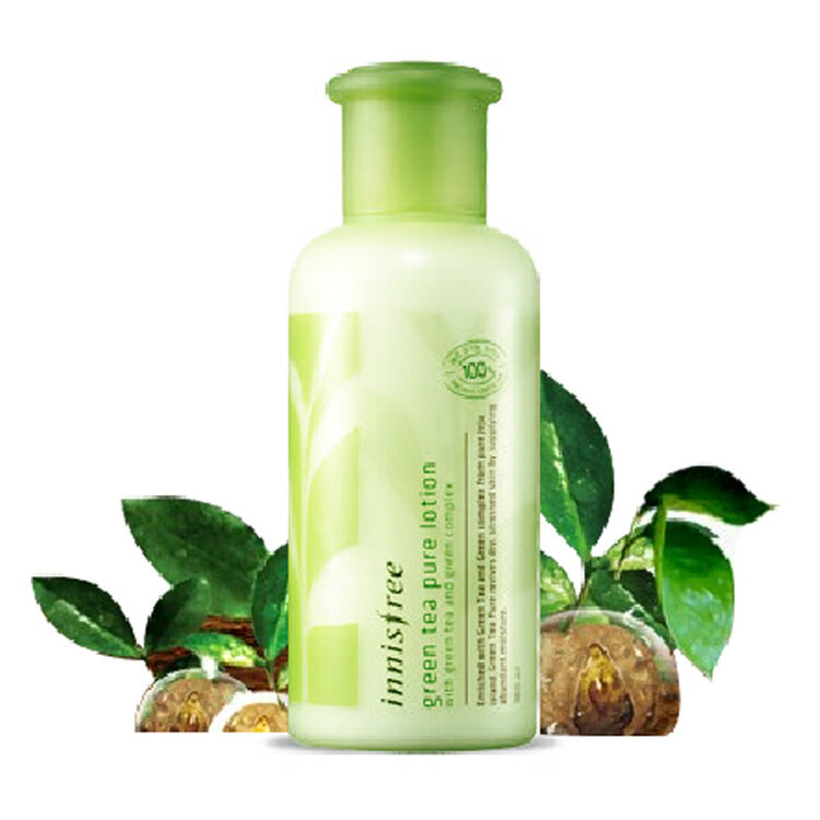 韩国悦诗风吟(innisfree)有机绿茶精萃清爽补水乳液160ml