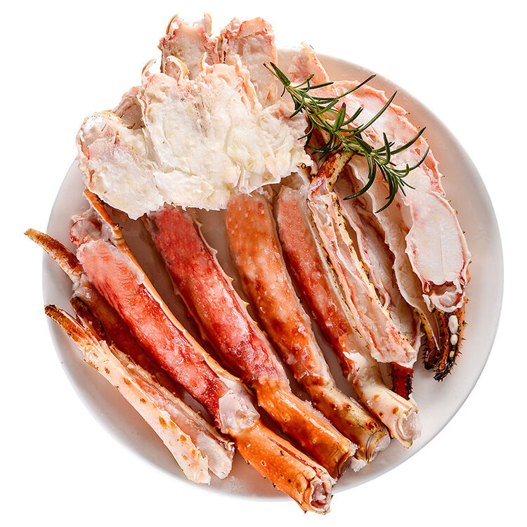 美加佳 熟冻智利帝王蟹拼盘(蟹腿 蟹钳) 500g 盒装 海鲜水产