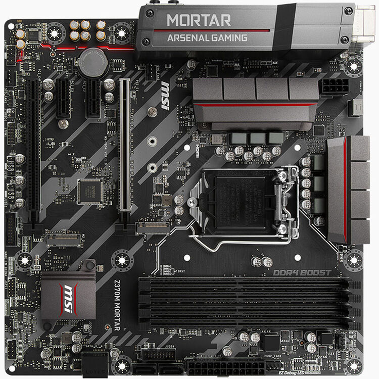微星(msi)z370m mortar主板 (intel z370/lga 1151)