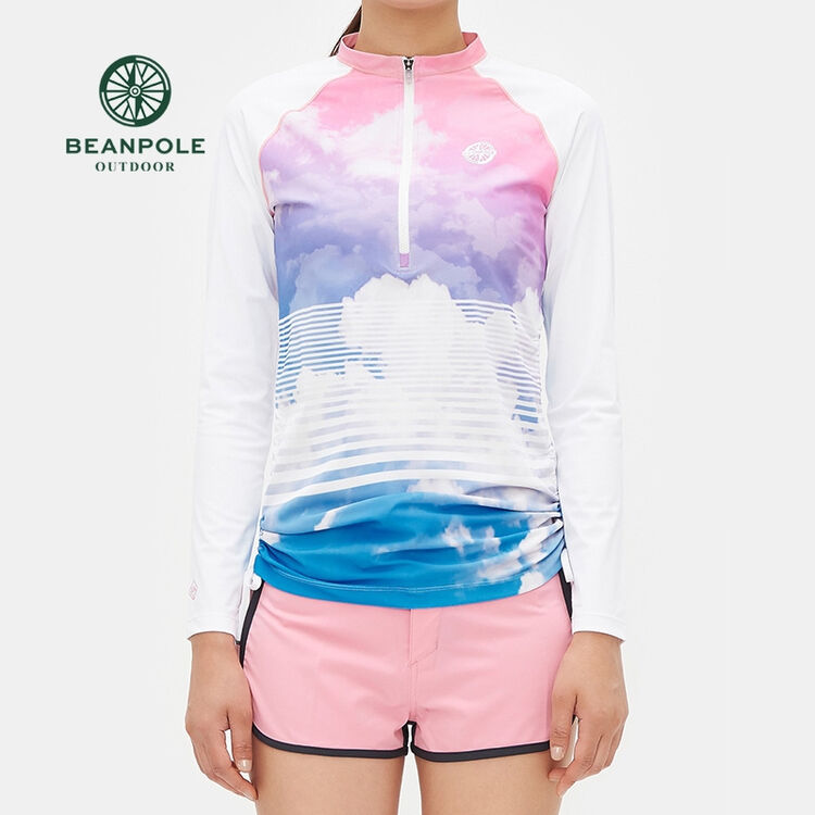 beanpole滨波 韩国三星女士休闲针织运动服t恤女打底衫女 bo7541e03