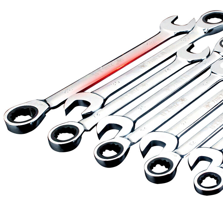 乾越(qianyue)快速棘轮扳手两用开口梅花扳手板手单只装 19mm