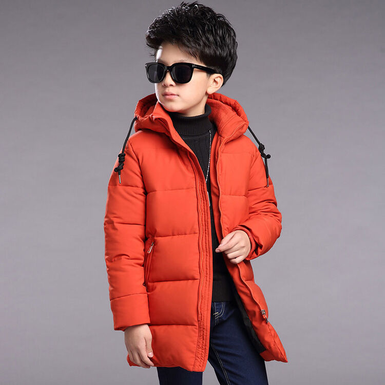 西蒙莱纳(simonrainer) 男童棉衣冬装儿童装冬装加厚中大童中长款棉服