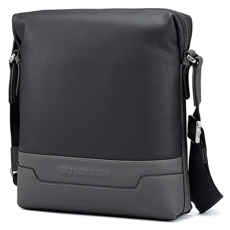 金利来(goldlion)男士单肩包休闲斜挎包男式 休闲撞色男包 mb735621