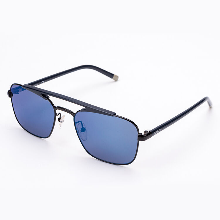 calvin klein卡尔文克雷恩 男士圆脸遮阳太阳镜 ck1221