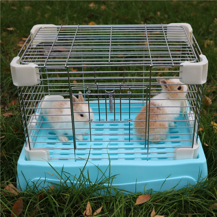 带抽屉豪华防喷尿防啃咬宠物兔子鼠饲养笼子小大号窝舍屋兔兔用品