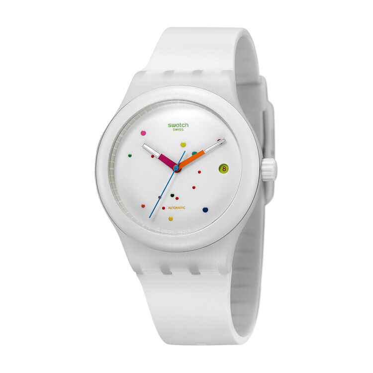 斯沃琪(swatch)手表 装置51号星球系列机械表腕表 sutw400