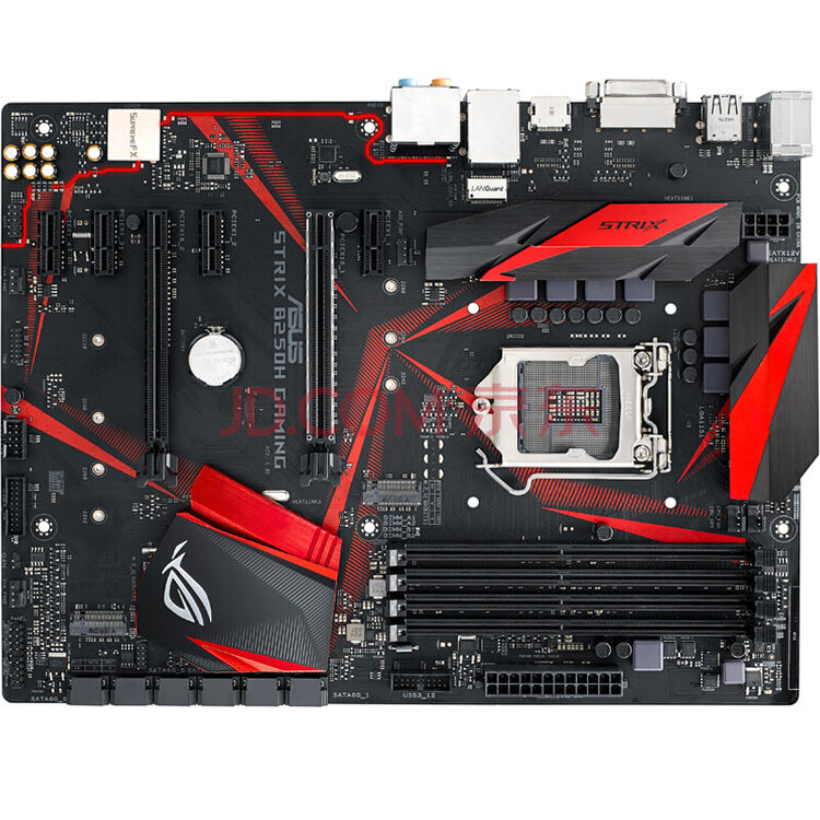 华硕(asus) rog strix b250h gaming 电竞游戏主板