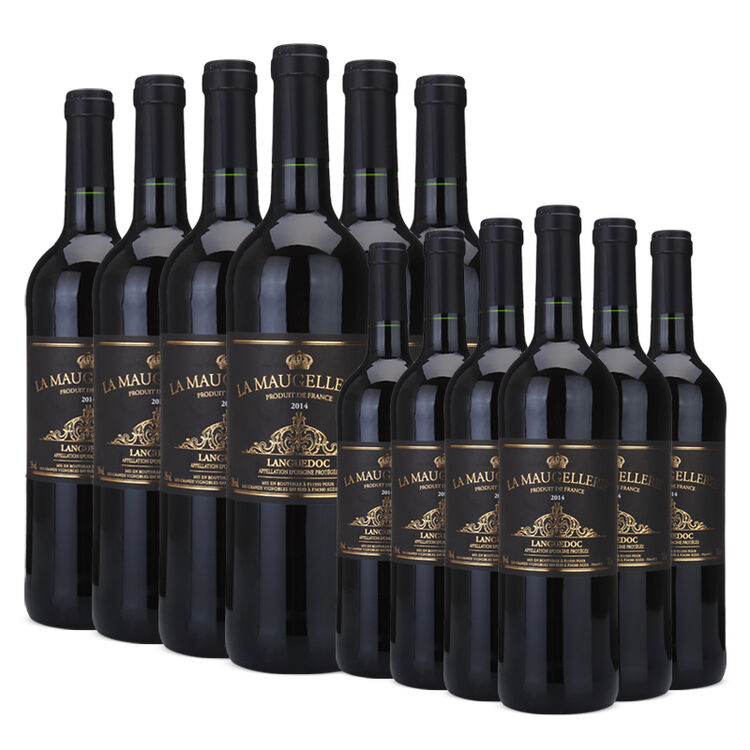 【买一箱送一箱】法国原瓶进口红酒 玛歌雷特aop级干红葡萄酒750ml*6