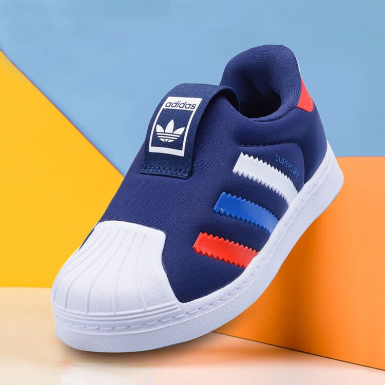 adidas阿迪达斯童鞋三叶草男女婴小儿童贝壳头运动休闲板鞋s82711