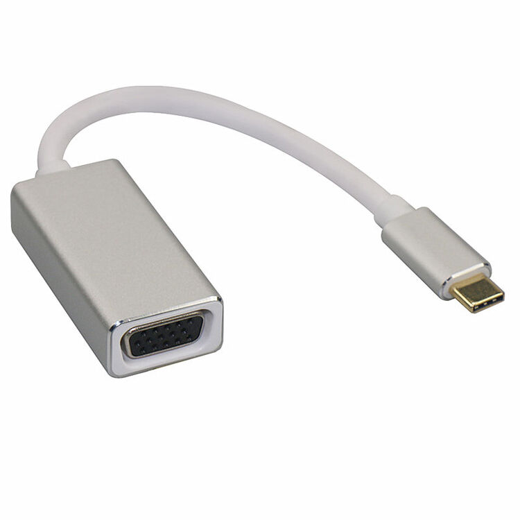 ajiuyu 华硕笔记本type-c扩展坞vga转接头hdmi集线器mini dp电脑线