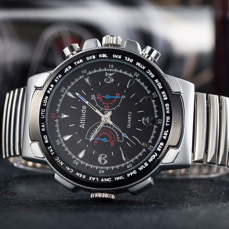 乐睿达手表式摄像机隐形手表微型监控手环摄像头录音录像高清设备迷你