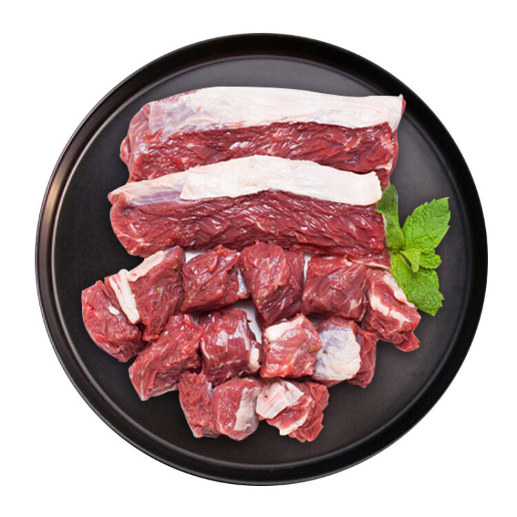 皓月 巴西原切牛腩肉块500g 进口草饲牛肉生鲜 光明服务菜管家商品 
