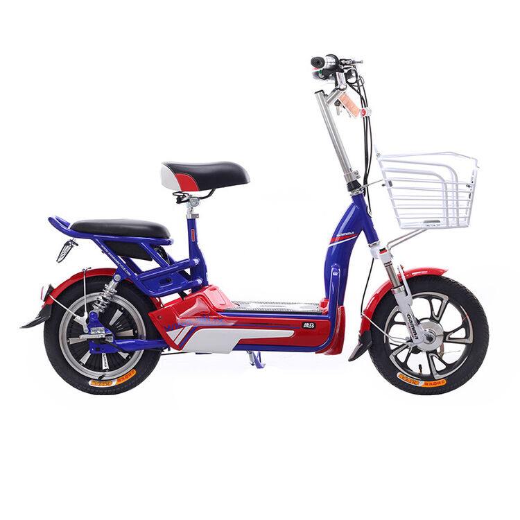 gamma/捷马o2o电动车48v12ah铅酸电池14寸电动自行车 爱米 水晶星光红