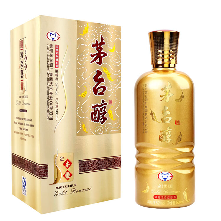 茅台醇金柔雅 柔雅浓香型白酒 500ml