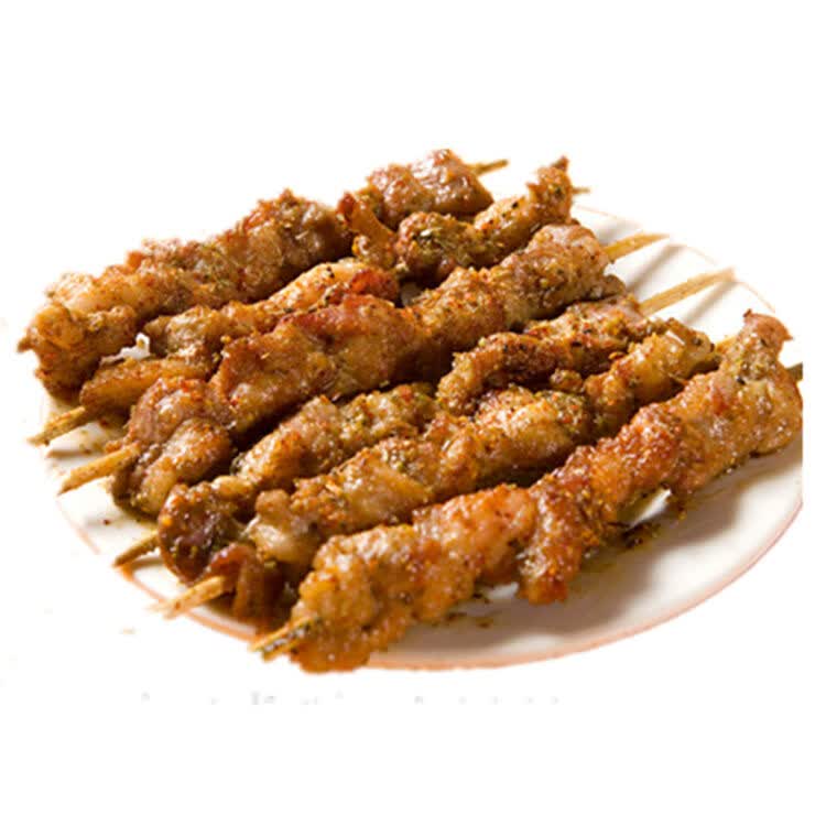 孜然黑椒牛肉风味串 烤肉串 半成品生鲜烧烤 冷冻食品 480g20根