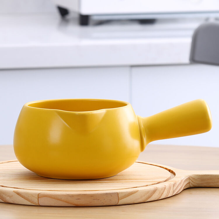 南北朝 可爱宝宝奶锅陶瓷小奶锅可爱可爱可爱牛奶宝宝泡面砂锅日式