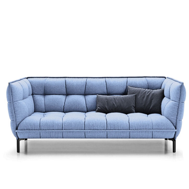 北欧沙发客厅整装简欧欧式小简易地中海现代简约小户型沙发 浅蓝色