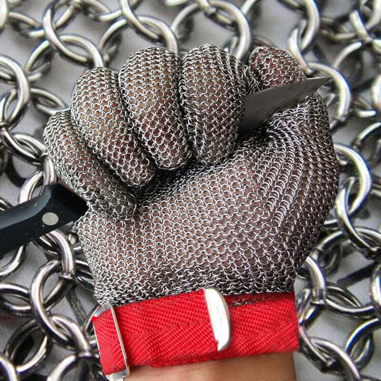 钢环防割手套 防刺 防刀割 屠宰金属验厂手套裁剪铁手套