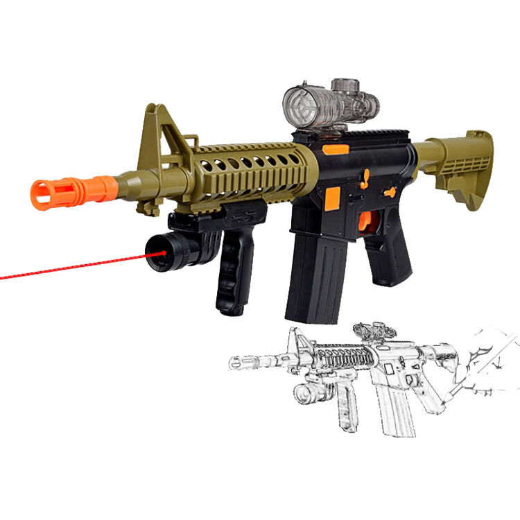电动连发红外线水弹枪软弹枪男孩户外csm4玩具枪可发射水晶弹对战枪