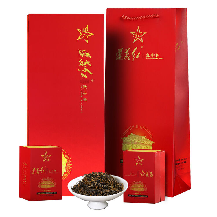 贵天下 特级御品遵义红一号 免洗茶工夫红茶 贵州茶叶 高档礼盒装200g