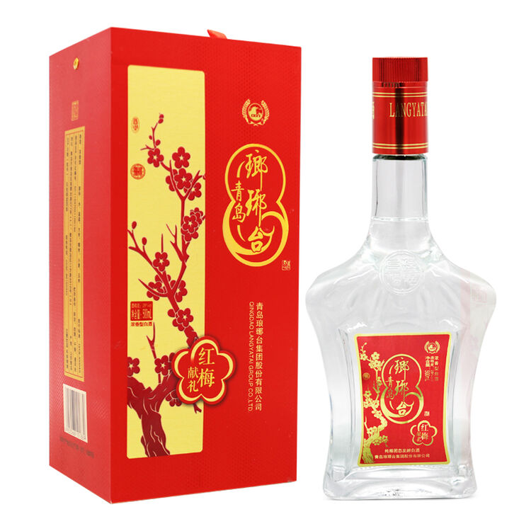 琅琊台酒白酒29度红梅500ml