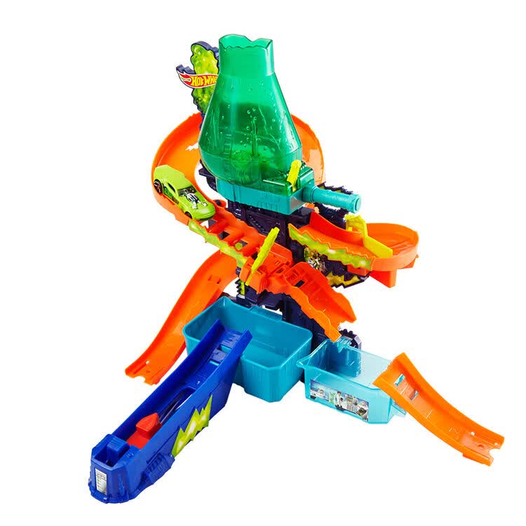 风火轮(hot wheels) 玩具赛车火辣小跑车赛道玩具轨道车套装 男孩儿童