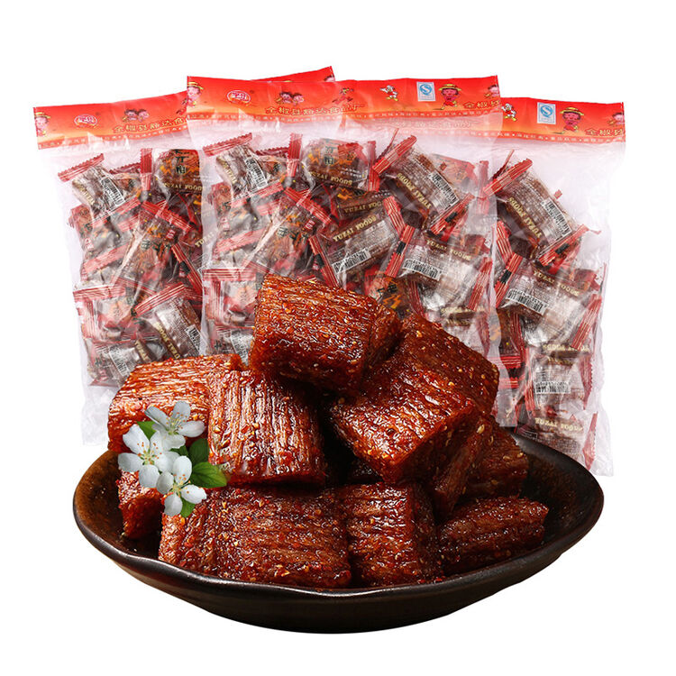 宇仔 大刀肉辣条280g*3袋怀旧麻辣休闲零食品大辣片