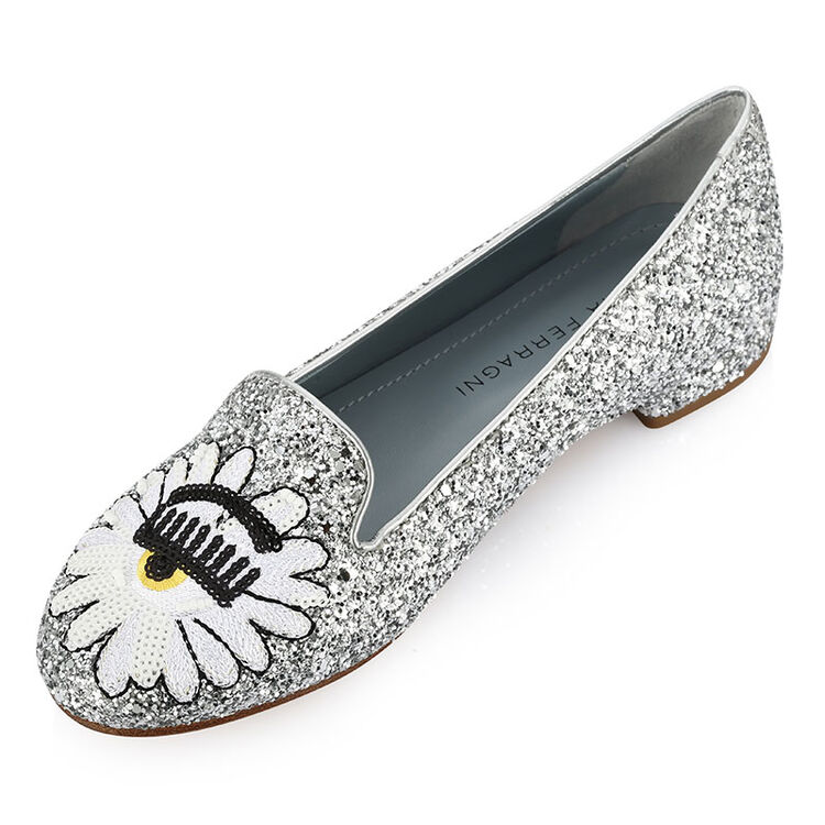 chiara ferragni/琪亚拉·法拉格尼 大眼睛女鞋 低跟鞋 奢侈品 女鞋