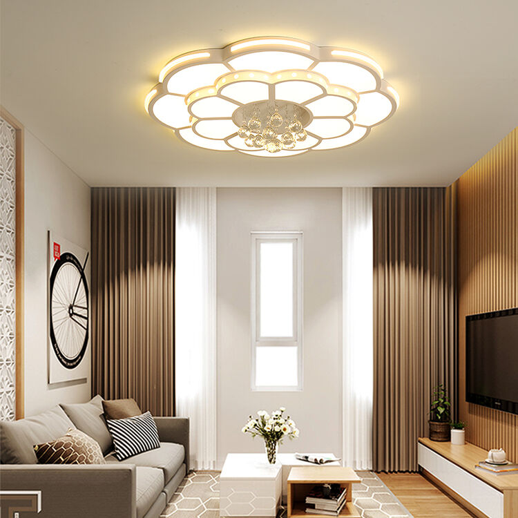 光的客厅灯简约现代大气led吸顶灯客厅大灯1米1.