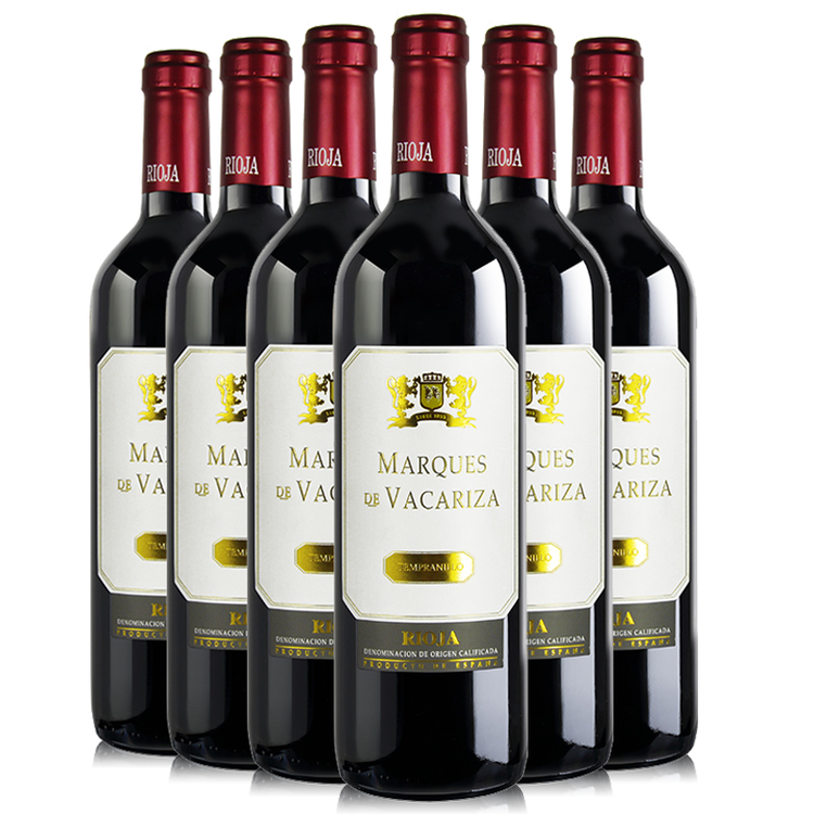 里奥哈(rioja) 西班牙进口侯爵干红葡萄酒750ml整箱六支装