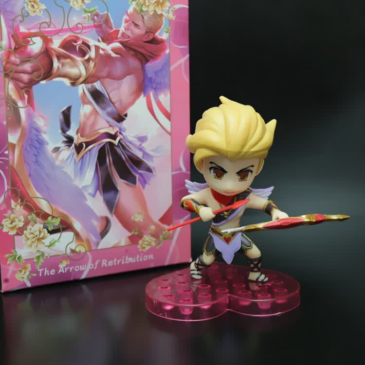 英雄摆件玩偶q版模型锐雯娜美光辉琴女安妮盲僧亚索联盟 情人节韦鲁斯