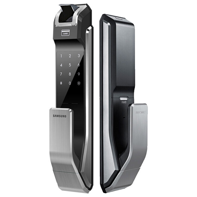 samsung/三星 指纹锁密码锁家用防盗门智能电子锁 shs-p718 流光银内