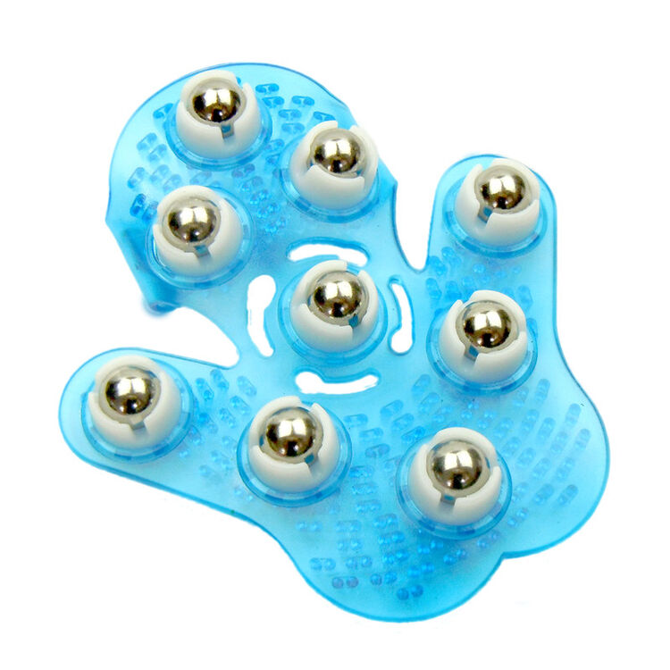 达贺 九龙珠滚珠按摩器五行经络刷 魔蝎刷 钢珠 推脂瘦腿瘦身手套