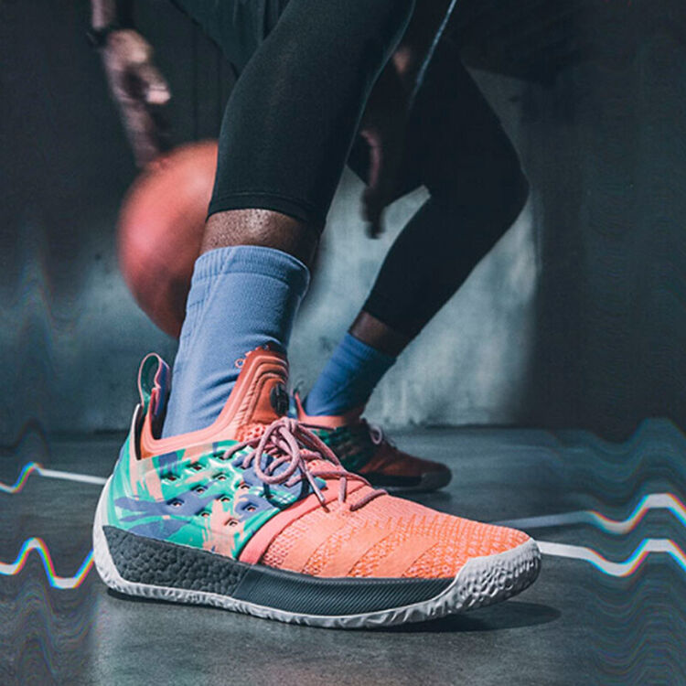 1 哈登1代战靴男子篮球鞋by4525 珊瑚粉/白ah2219 43码/9(uk)