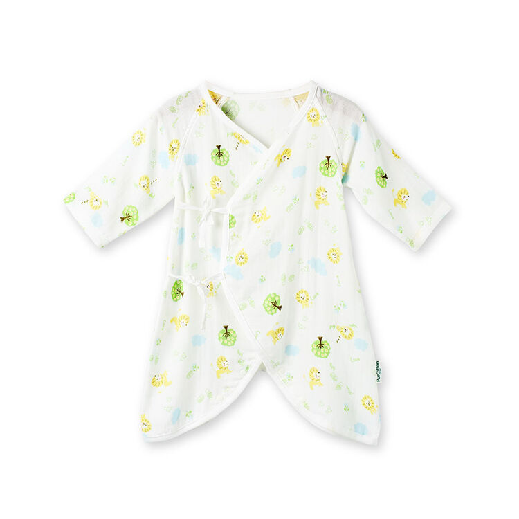 全棉时代(purcotton)春夏新生儿纱布蝶衣66/44(狮子)袋装,1件/袋(建议